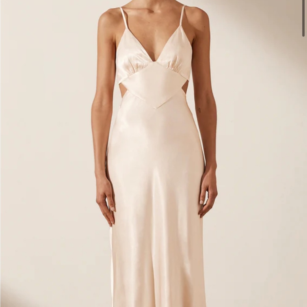 La Lune Backless Midi dress